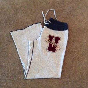 Gray & Navy Riley Varsity Sweatpants